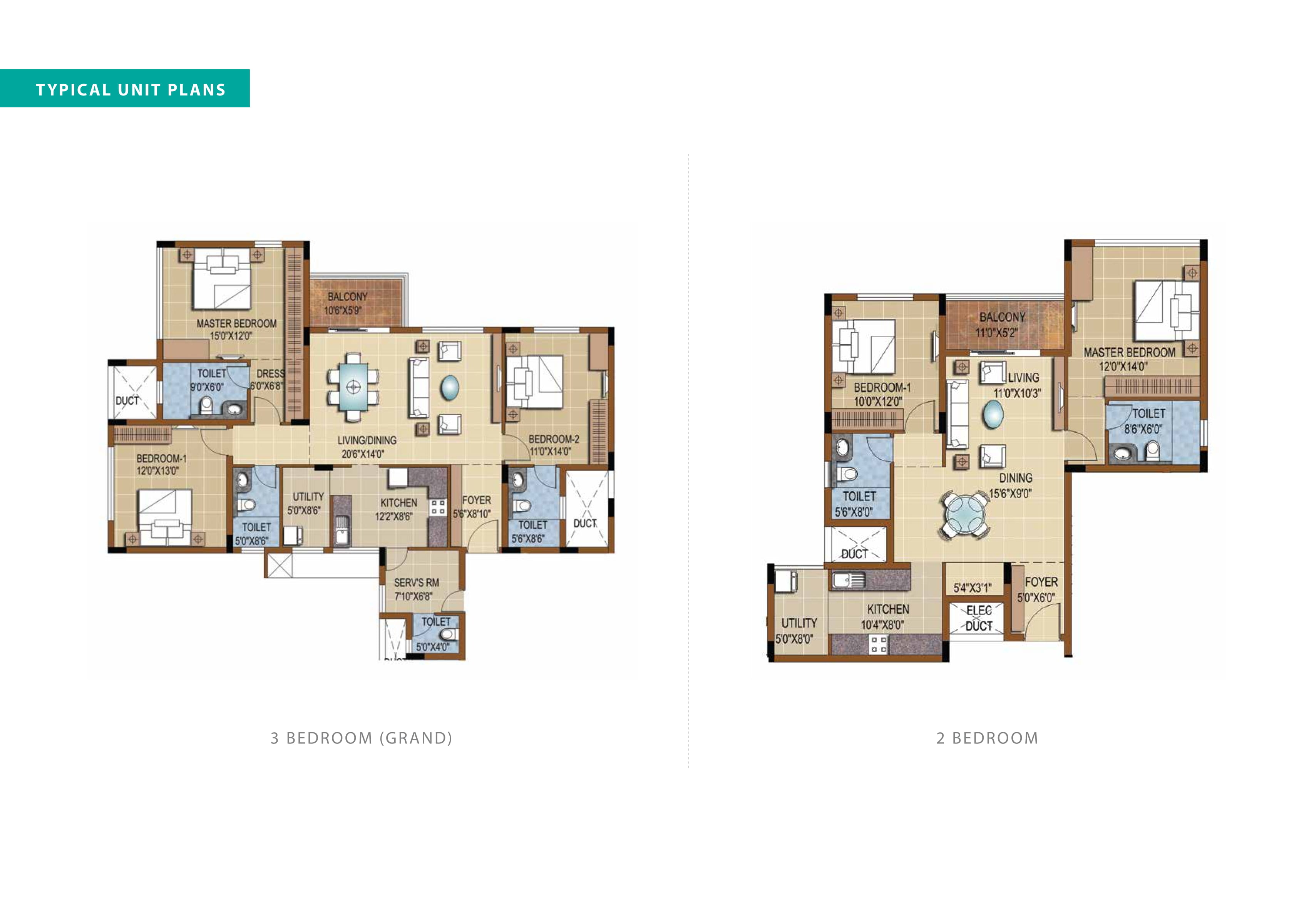 Floor Plan Purva Skydale